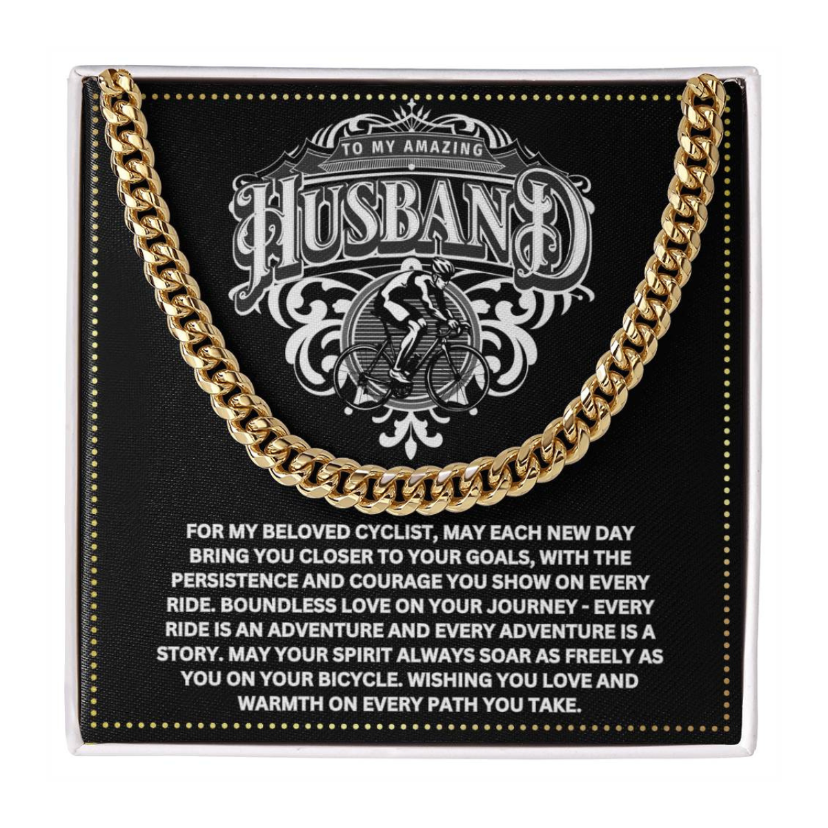 JGF Jewelry Gifts for Family Birthday Bicycle Husband Gifts For Men