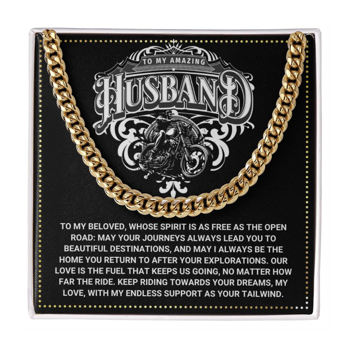 JGF Jewelry Gifts for Family Motorbike Husband Gifts 40th Birthday For Him