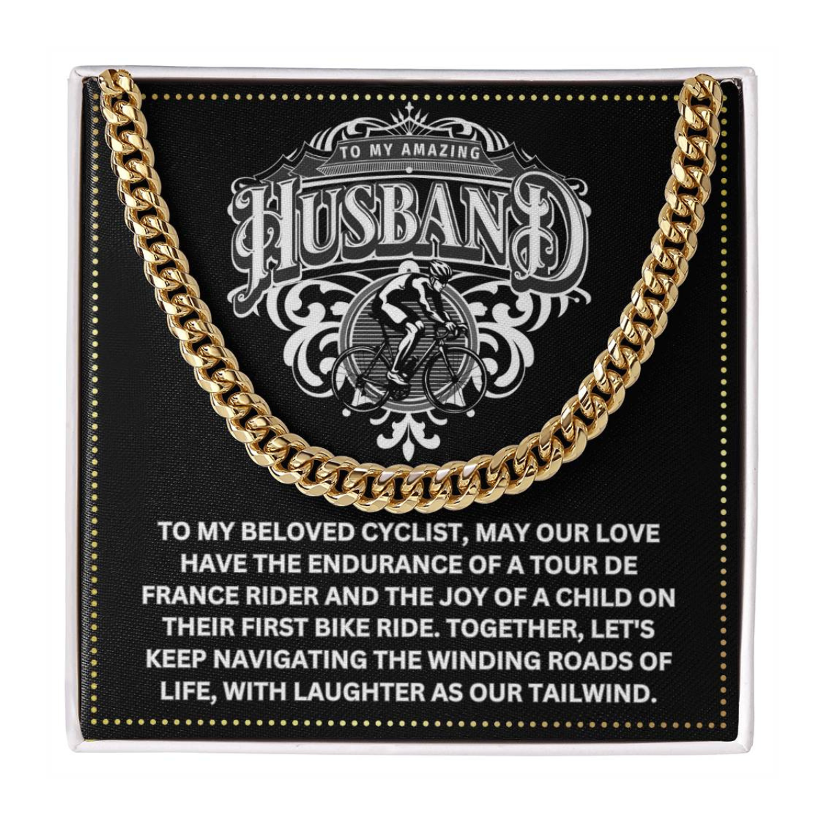 JGF Jewelry Gifts for Family Cyclist Husband Gifts 30 Year Old For Men
