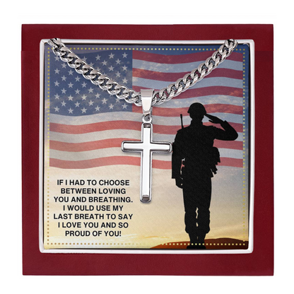 JGF Jewelry Gifts for Family Military Chain Necklace For Men and Women