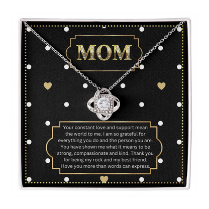 JGF Jewelry Gifts for Family Gifts For Mom Who Has Everything Love Knot Necklace