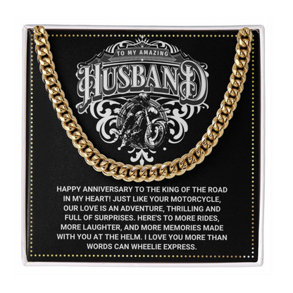 JGF Jewelry Gifts for Family Motorbike Husband Gifts Anniversary For Men