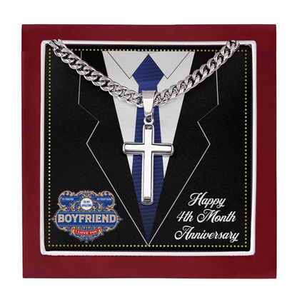 JGF Jewelry Gifts for Family 4 Fourth Four Month Anniversary For Boyfriend