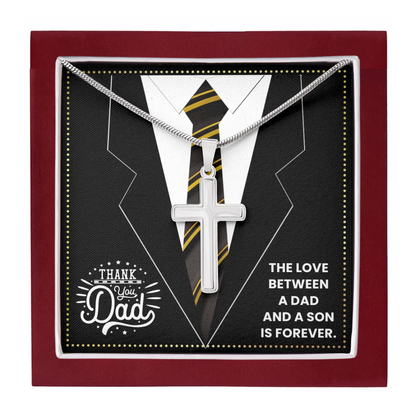 JGF Jewelry Gifts for Family Daddy To Be Cross Necklace From Son