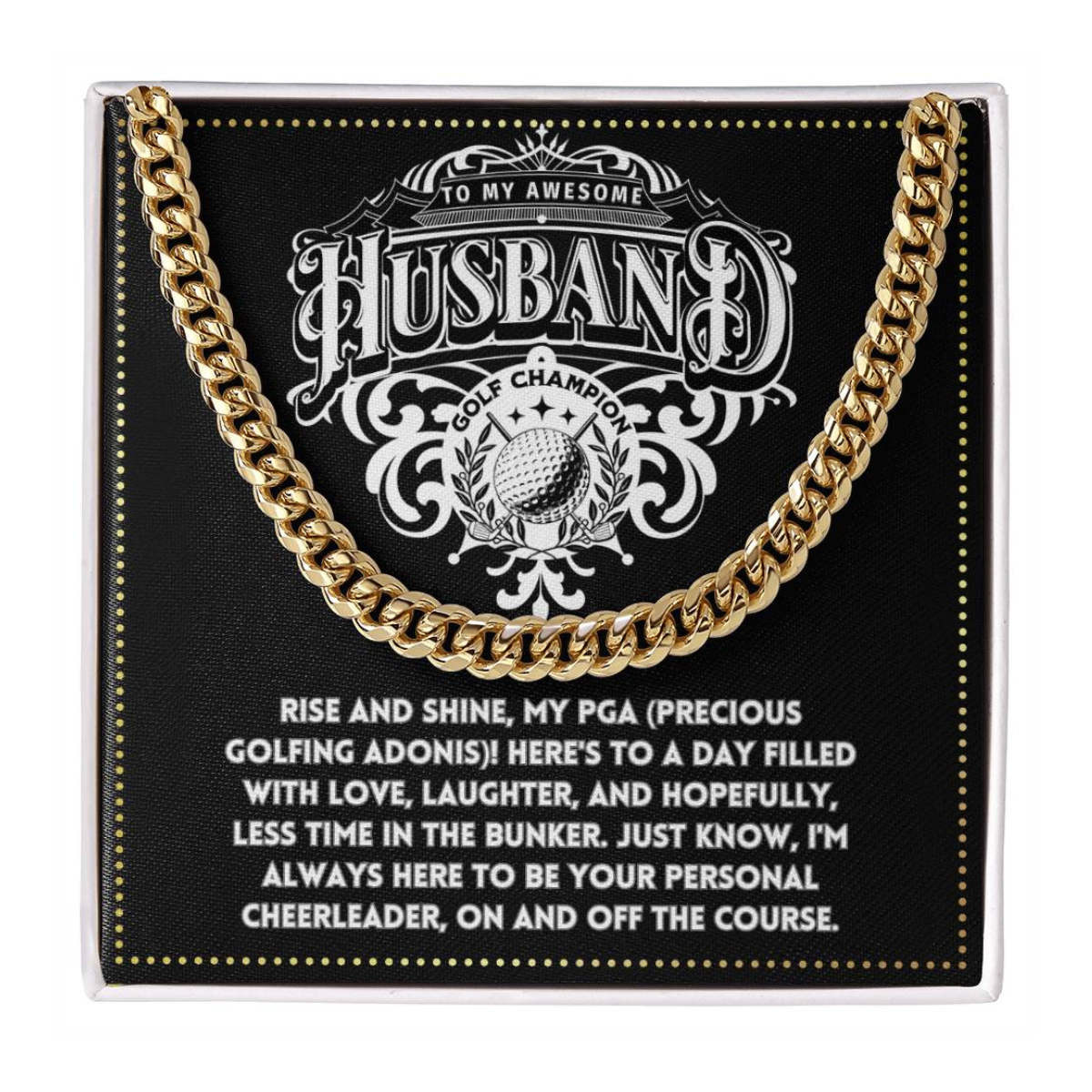 JGF Jewelry Gifts for Family Husband Golf Gifts 50th Birthday For Men