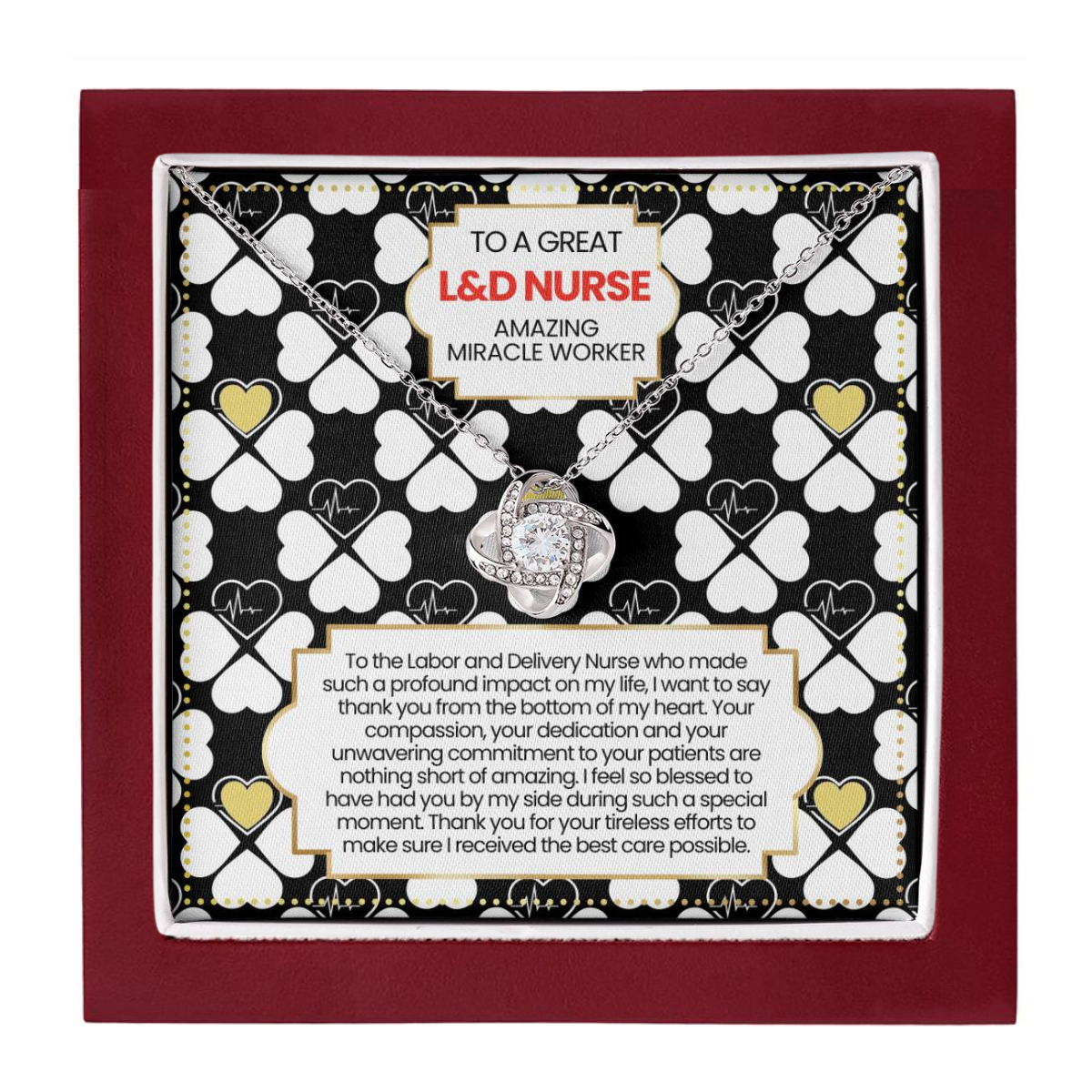 JGF Jewelry Gifts for Family L&D Nurse Gifts