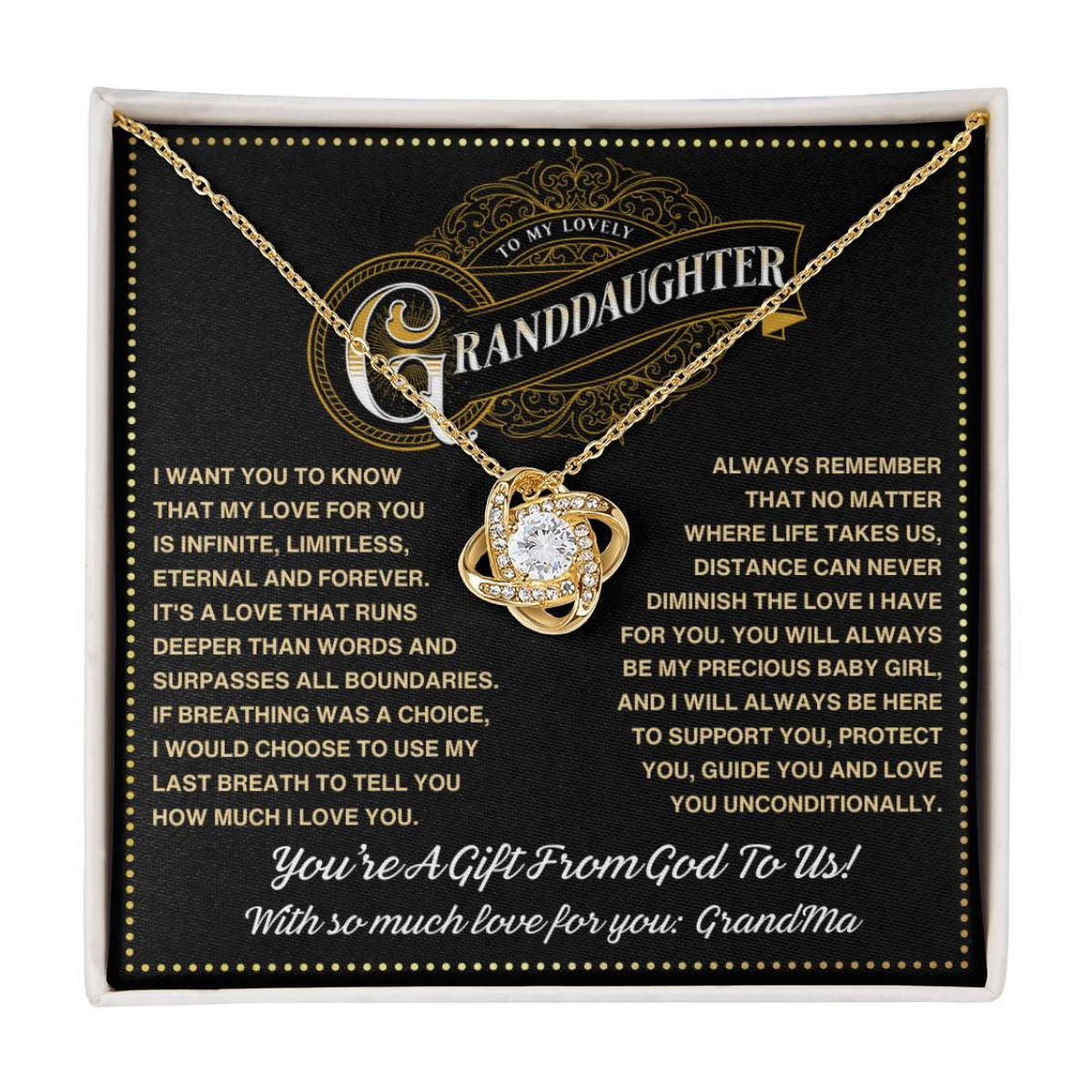 JGF Jewelry Gifts for Family Granddaughter Gifts From Grandma For Graduation