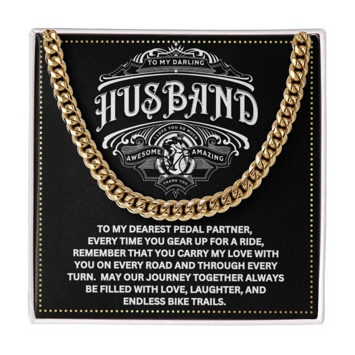 JGF Jewelry Gifts for Family Bicycle Husband Gifts 50th Birthday For Him