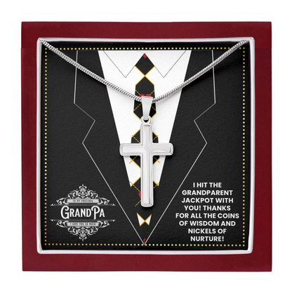 JGF Jewelry Gifts for Family Poker Lovers Gifts For Men Unique Grandpa Gifts for 70th Birthday