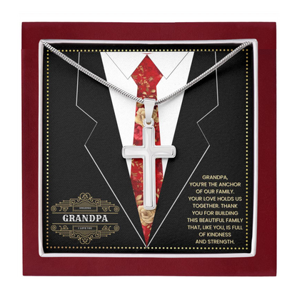 JGF Jewelry Gifts for Family 70th Birthday Gifts For Grandpa Card From Child Grandson