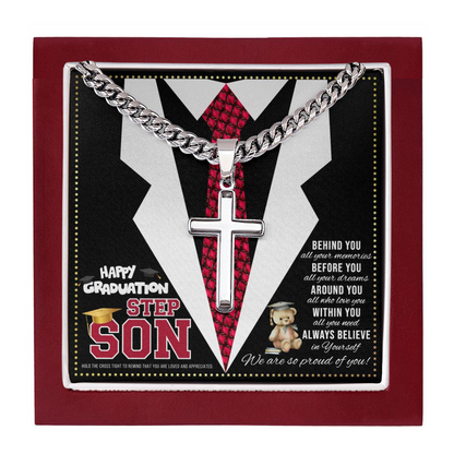 JGF Jewelry Gifts for Family Step Son Graduation Gifts 2024 For Him