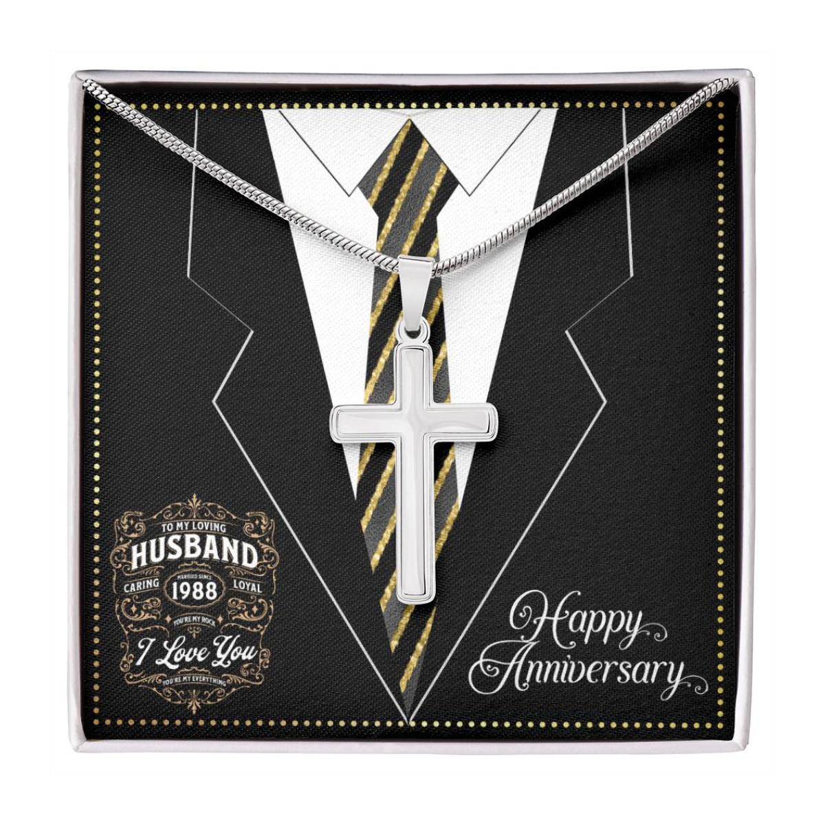 JGF Jewelry Gifts for Family We Still Do Together Since 1988 I Love You My Husband Anniversary Card