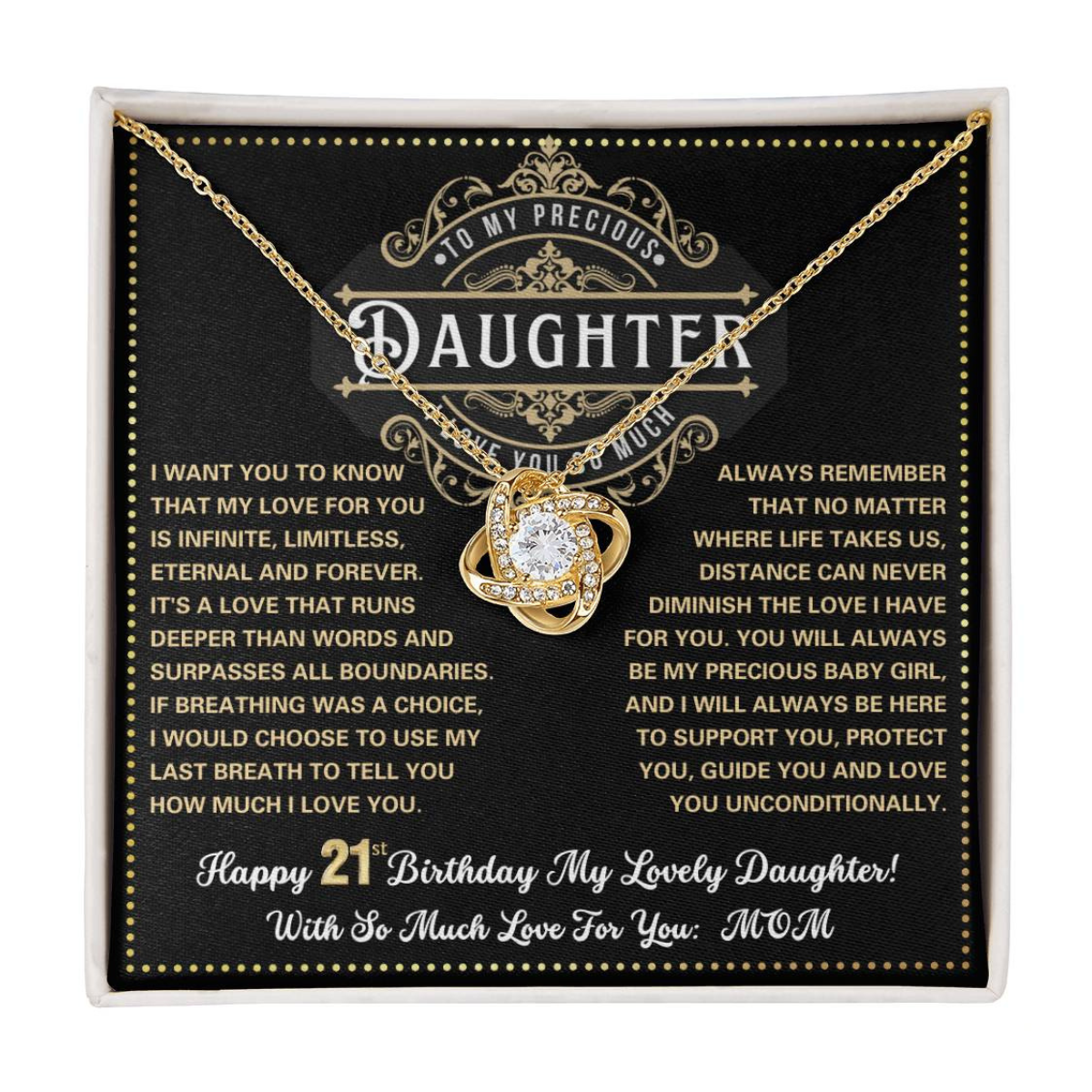 JGF Jewelry Gifts for Family 21st Birthday Gifts For Daughter From Mom
