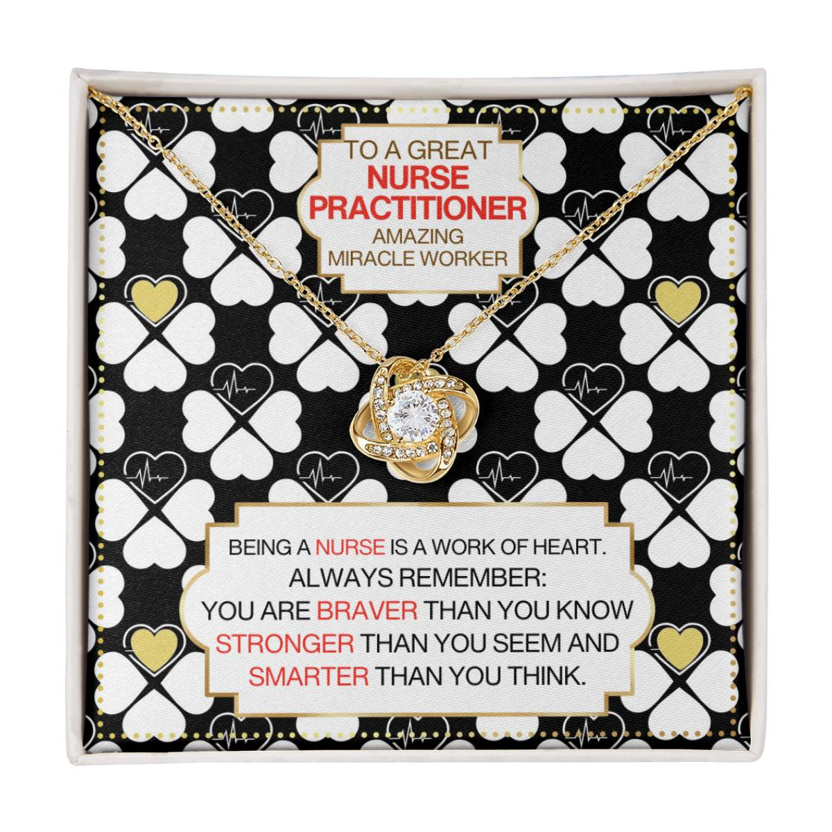 JGF Jewelry Gifts for Family Nurse Practitioner Gifts For Women