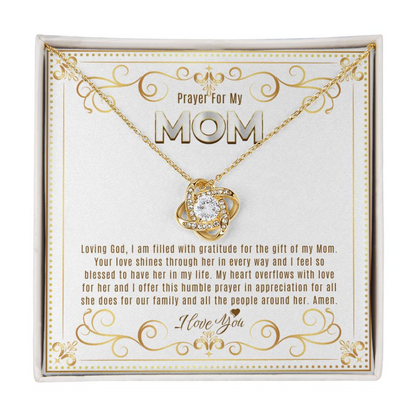 JGF Jewelry Gifts for Family Prayer For Mom From Daughter And Son