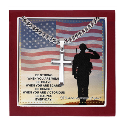 JGF Jewelry Gifts for Family Army Necklace For Men