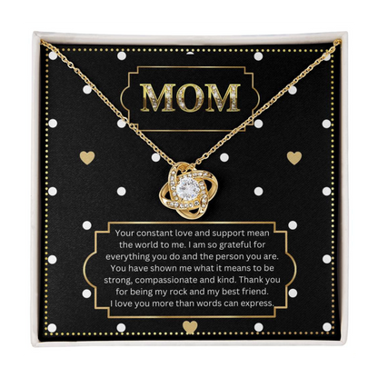 JGF Jewelry Gifts for Family Gifts For Mom Who Has Everything Love Knot Necklace