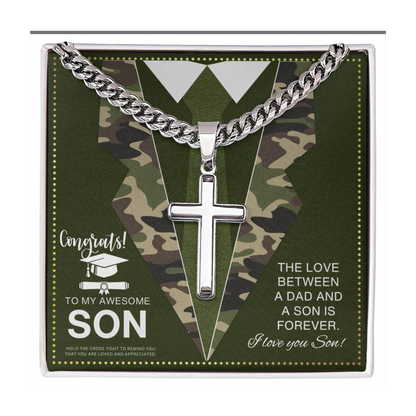 JGF Jewelry Gifts for Family Military Son Graduation Gifts for Him