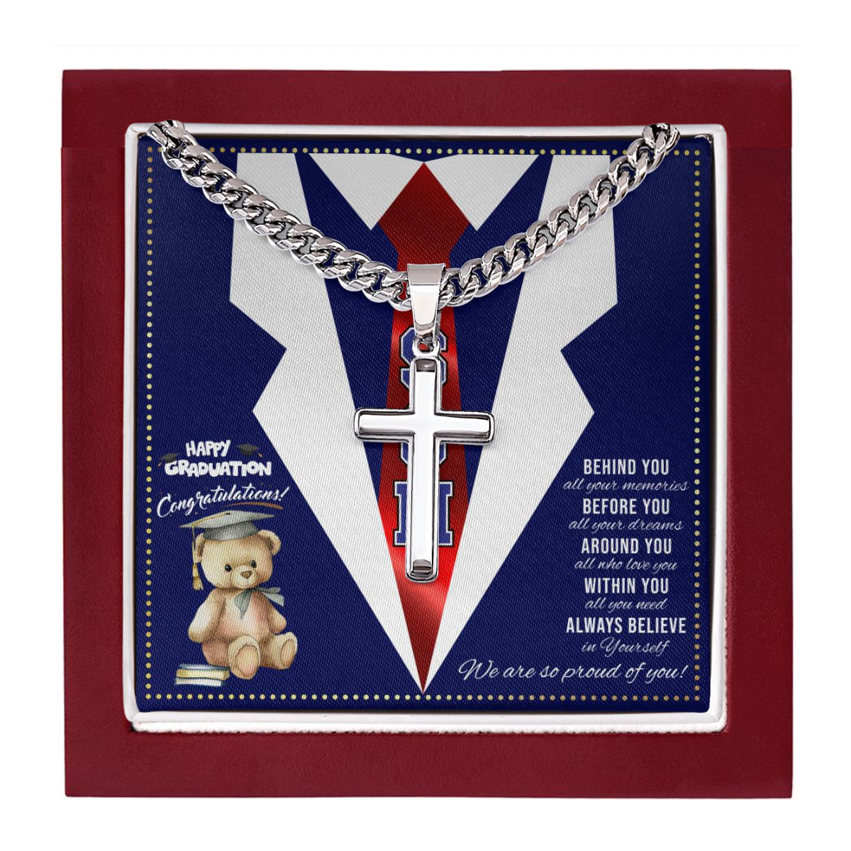 JGF Jewelry Gifts for Family Son Graduation Gifts For Boys