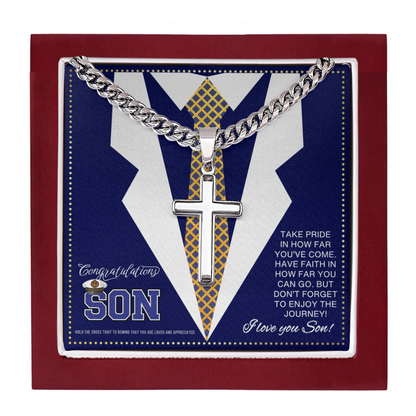JGF Jewelry Gifts for Family Navy Military Gifts For Son Graduation
