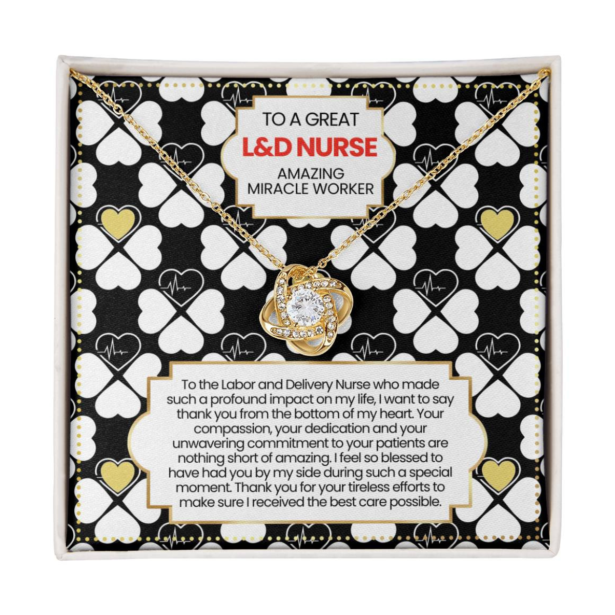 JGF Jewelry Gifts for Family L&D Nurse Gifts