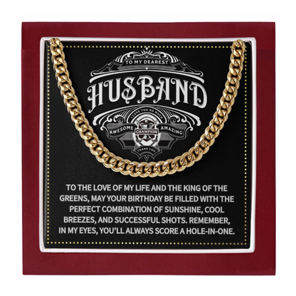 JGF Jewelry Gifts for Family Husband Golf Gifts 50 Years Old Birthday