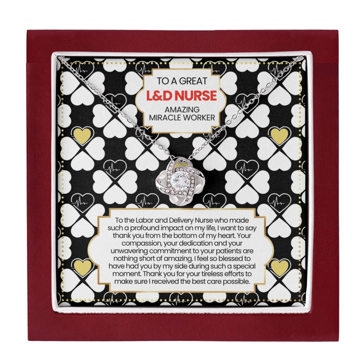 JGF Jewelry Gifts for Family L&D Nurse Gifts