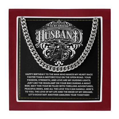 JGF Jewelry Gifts for Family Motorbike Husband Gifts 50 Years Old For Him