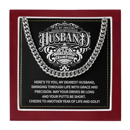 JGF Jewelry Gifts for Family Gifts For Men Anniversary Husband Golf