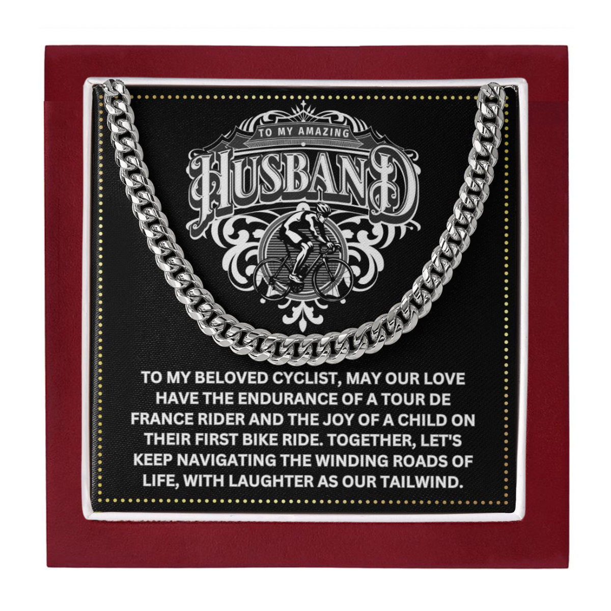 JGF Jewelry Gifts for Family Cyclist Husband Gifts 30 Year Old For Men