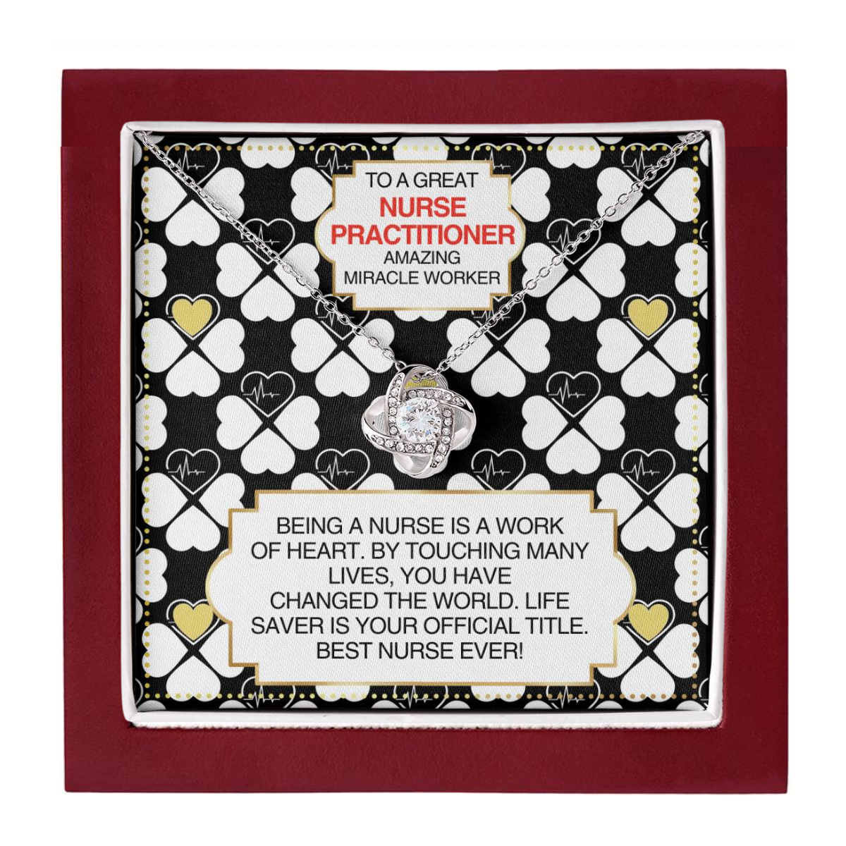 JGF Jewelry Gifts for Family Psych Mental Health Nurse Practitioner Gifts