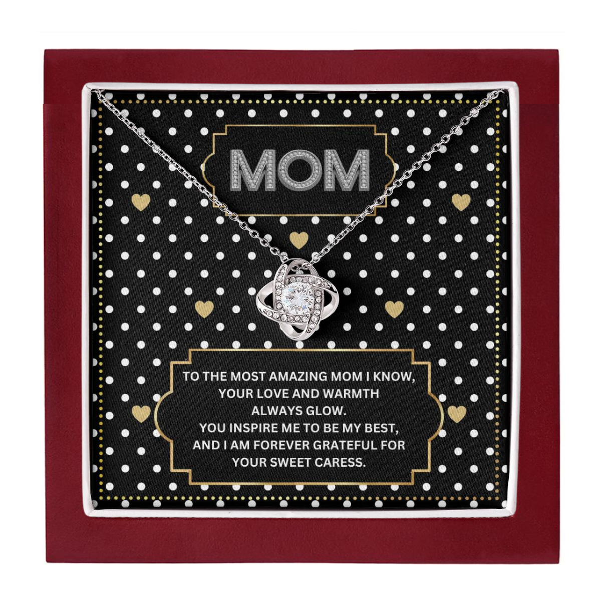 JGF Jewelry Gifts for Family I Love My Mom Necklace For My Amazing Mommy