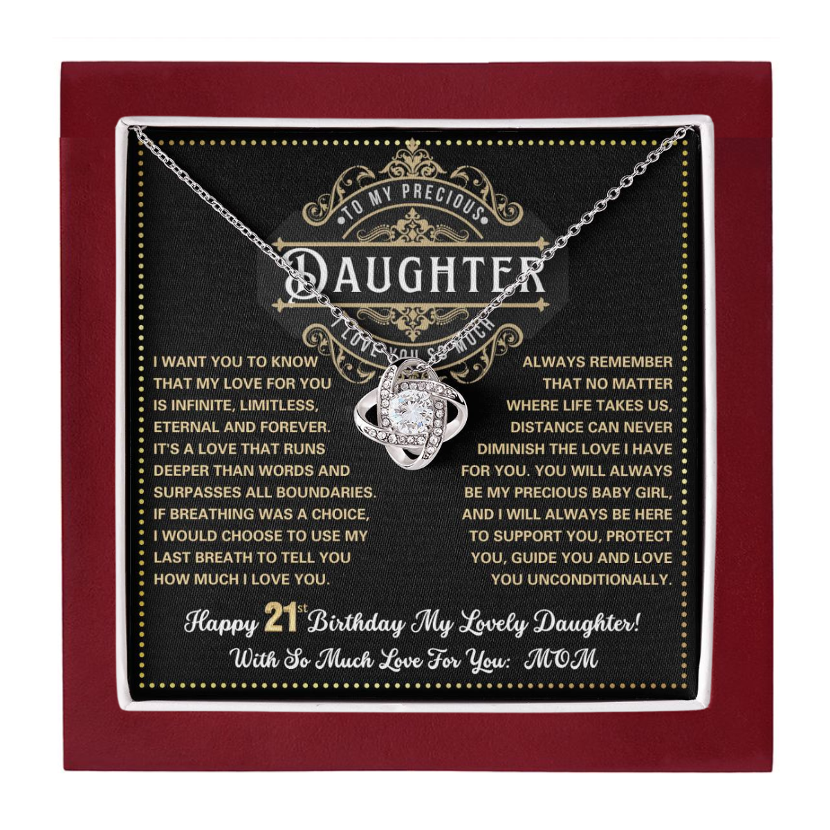 JGF Jewelry Gifts for Family 21st Birthday Gifts For Daughter From Mom