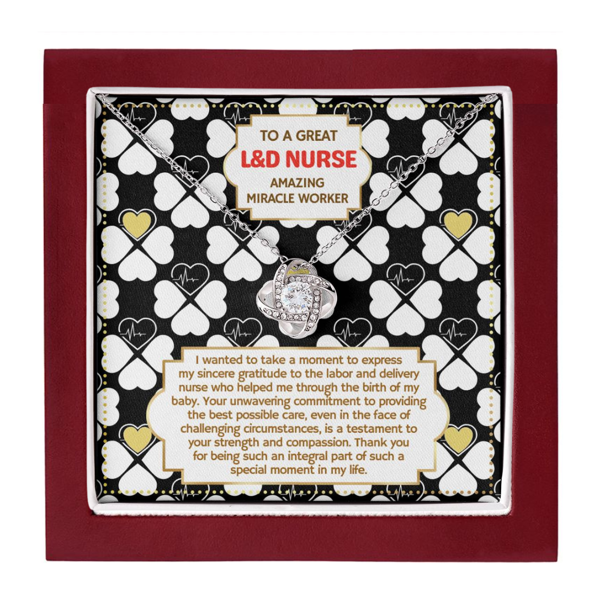 JGF Jewelry Gifts for Family Labor and Delivery Nurse Gifts