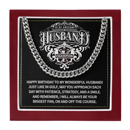 JGF Jewelry Gifts for Family Husband Golf Gifts 50 Year Old Birthday Ideas