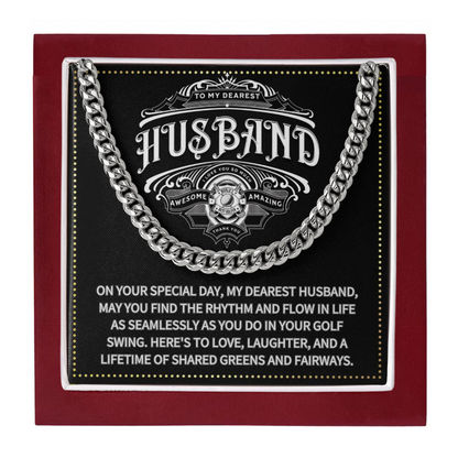 JGF Jewelry Gifts for Family Husband Golf Gifts 50th Birthday Gift Ideas