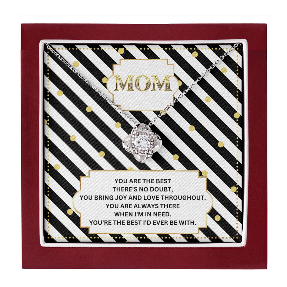 JGF Jewelry Gifts for Family My Mommy I Love You Mom Necklace From Son And Daughter