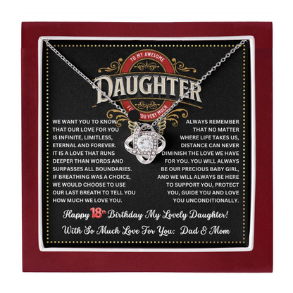 JGF Jewelry Gifts for Family 18 Year Old Daughter Gift From Dad And Mom