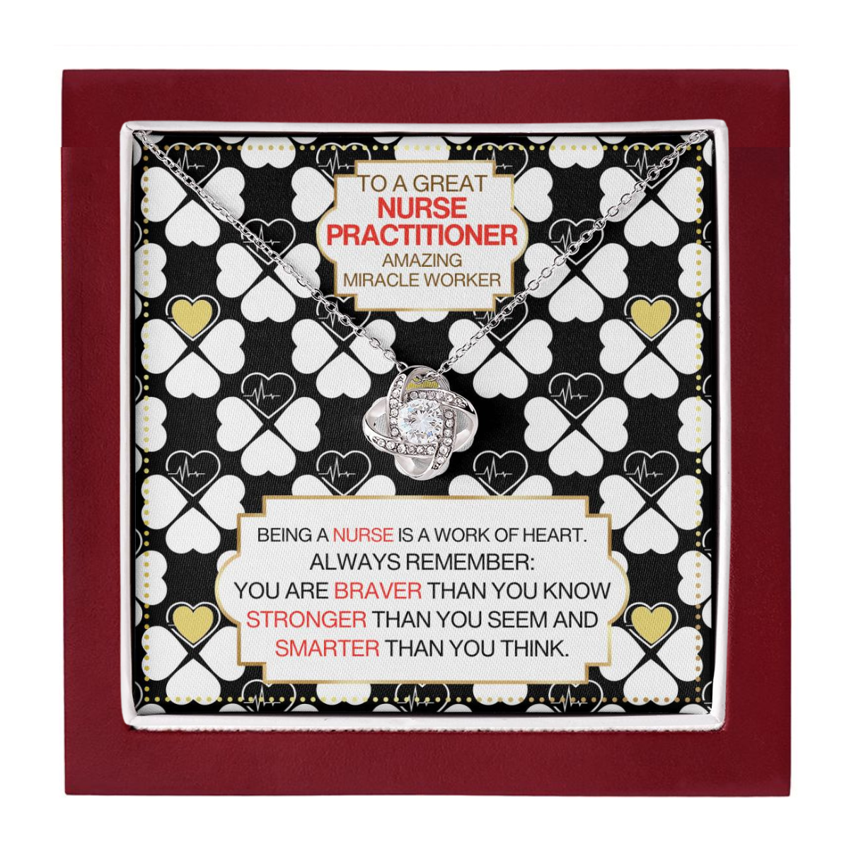 JGF Jewelry Gifts for Family Nurse Practitioner Gifts For Women