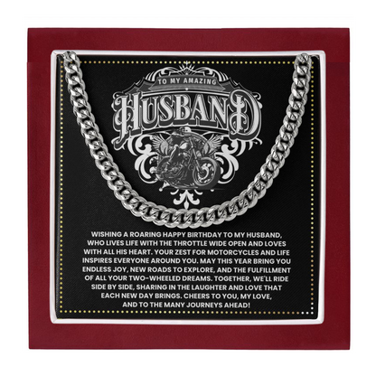 JGF Jewelry Gifts for Family Motorbike Husband Gifts 50 Year Old For Him