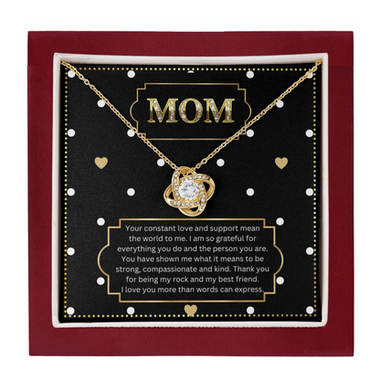 JGF Jewelry Gifts for Family Gifts For Mom Who Has Everything Love Knot Necklace