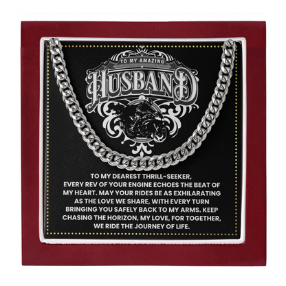 JGF Jewelry Gifts for Family Motorbike Husband Gifts 40 Year Old For Him