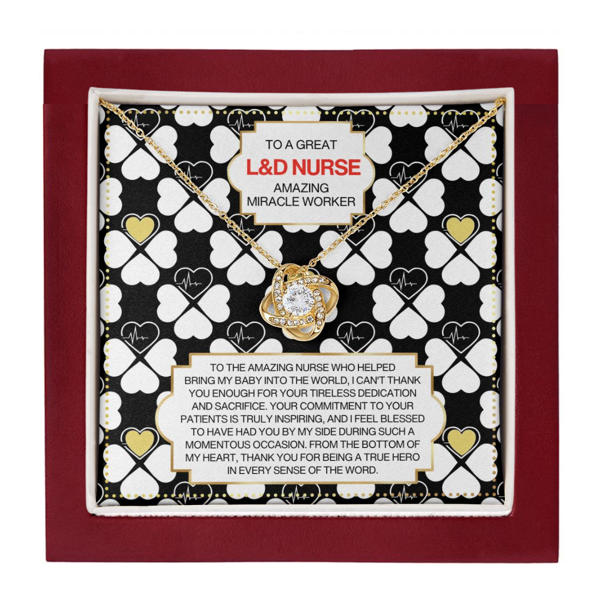 JGF Jewelry Gifts for Family Labor and Delivery Nurse Appreciation Gifts