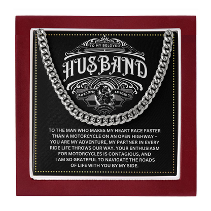 JGF Jewelry Gifts for Family Husband Birthday Gift Motorcycle From Wife