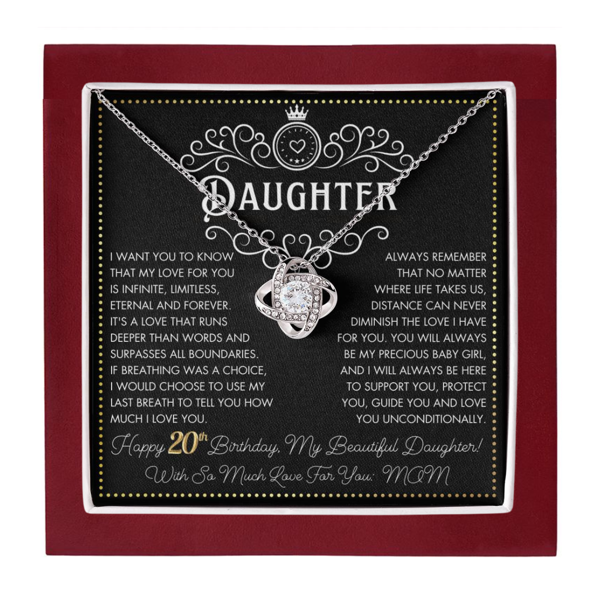 JGF Jewelry Gifts for Family 20 Year Old Daughter Gifts From Mom