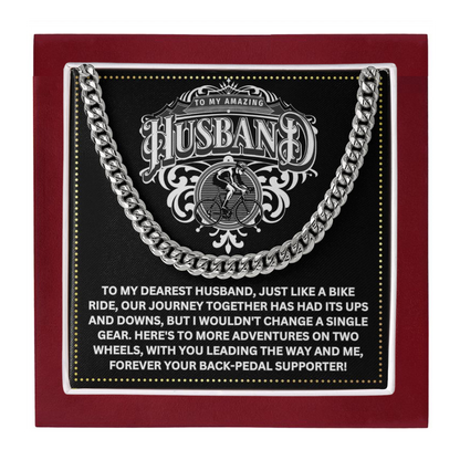 JGF Jewelry Gifts for Family Birthday Cyclist Husband Gifts From Wife For Men