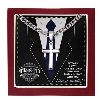 JGF Jewelry Gifts for Family 2 Year Second 2nd Wedding Anniversary Card For Husband