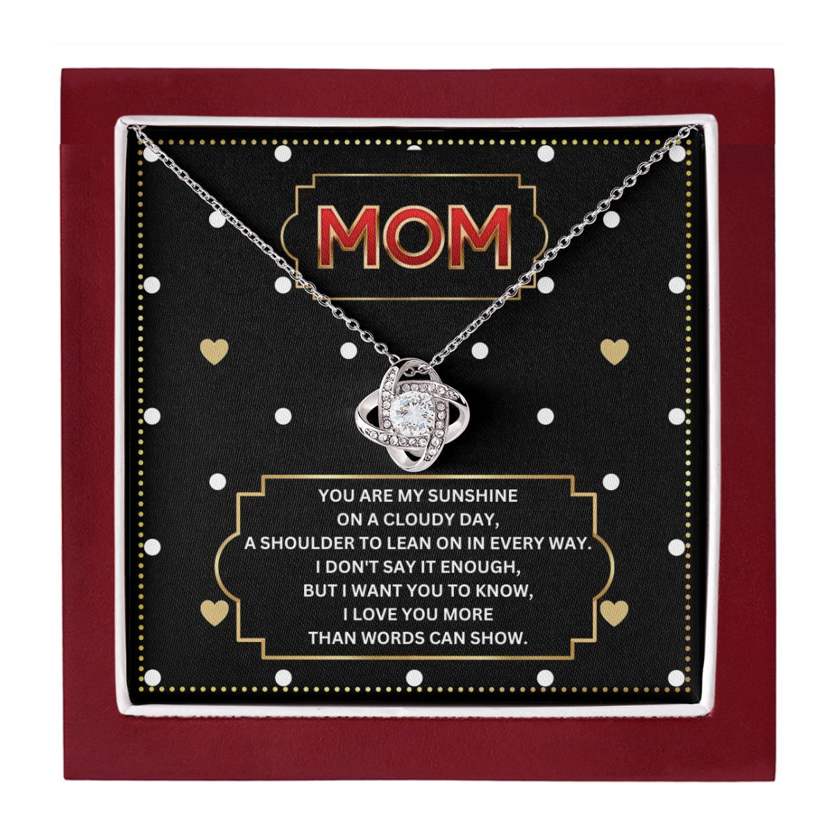 JGF Jewelry Gifts for Family I Love Mommy Necklace For My Mom