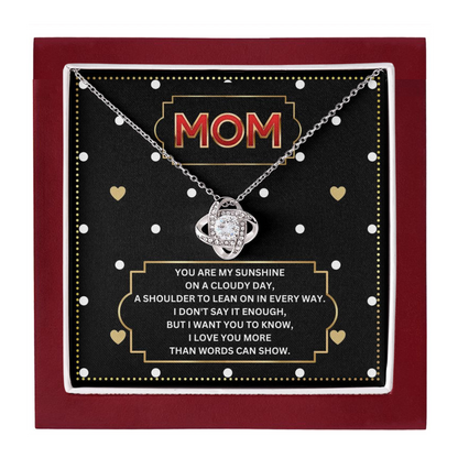 JGF Jewelry Gifts for Family I Love Mommy Necklace For My Mom