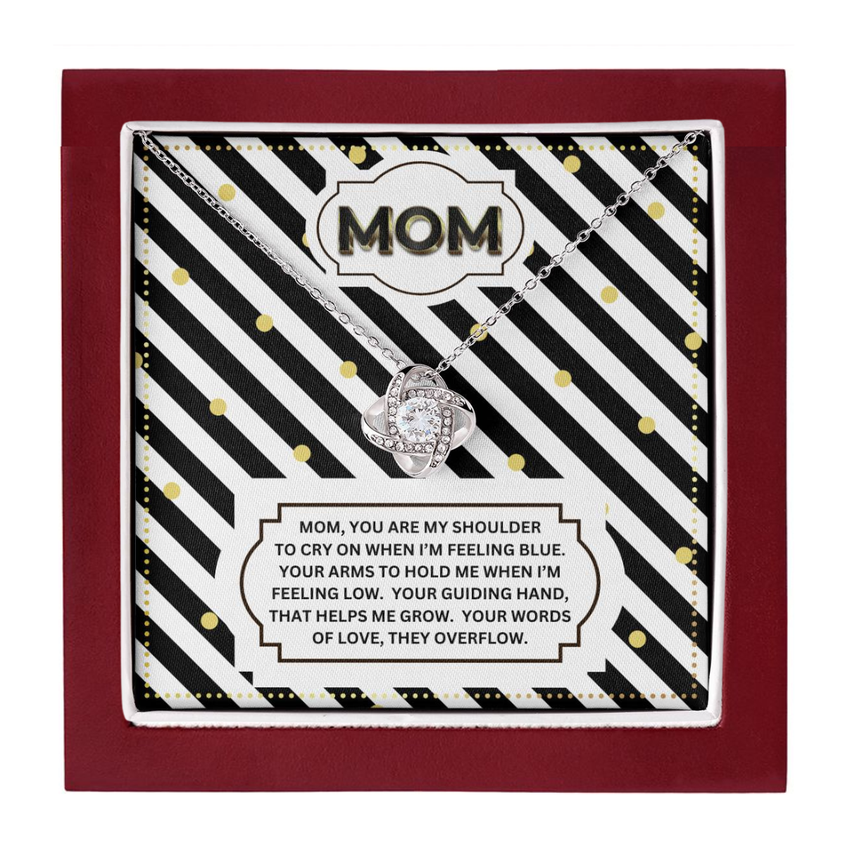 JGF Jewelry Gifts for Family I Love You Mommy Necklace for Mom